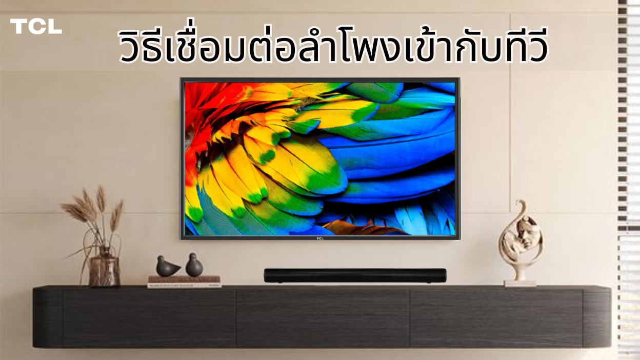 วิธีเชื่อมต่อลำโพงเข้ากับทีวี